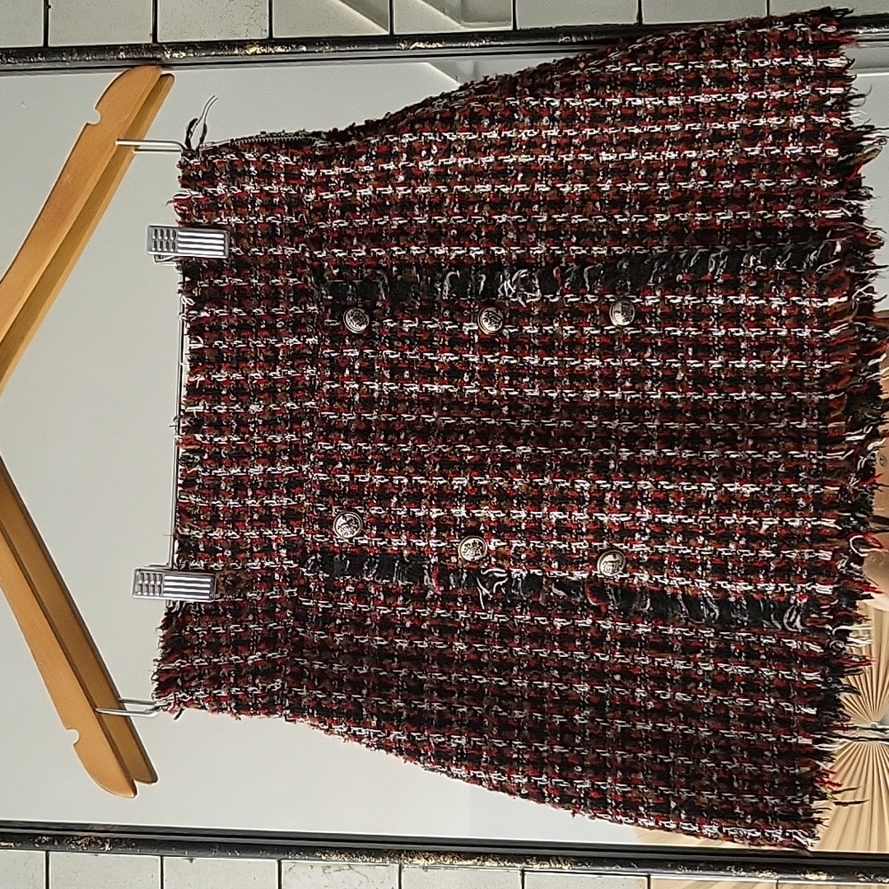 Zara Tweed Mini Skirt